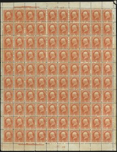 Sale 1014, Lot 2344, Officials, incl. full sheets (Scott O11-O116 var)