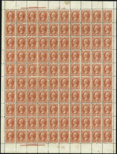 Sale 1014, Lot 2347, Officials, incl. full sheets (Scott O11-O116 var)