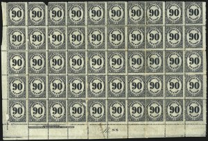 Sale 1014, Lot 2356, Officials, incl. full sheets (Scott O11-O116 var)
