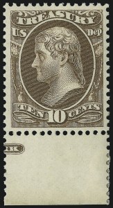 Sale 1014, Lot 2366, Officials, incl. full sheets (Scott O11-O116 var)