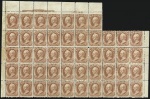 Sale 1014, Lot 2368, Officials, incl. full sheets (Scott O11-O116 var)