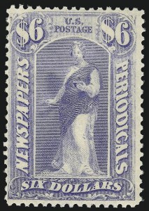 Sale 1014, Lot 2380, Newspapers & Periodicals (Scott PR5-PR125)