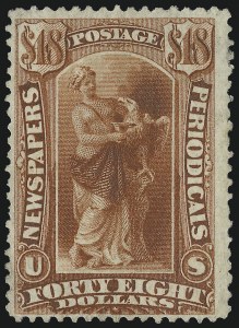 Sale 1014, Lot 2383, Newspapers & Periodicals (Scott PR5-PR125)