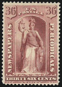 Sale 1014, Lot 2398, Newspapers & Periodicals (Scott PR5-PR125)