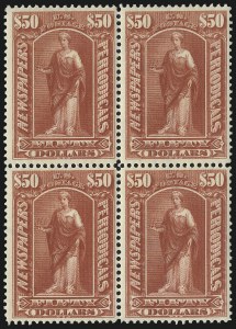 Sale 1014, Lot 2409, Newspapers & Periodicals (Scott PR5-PR125)