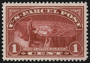 Sale 1014, Lot 2412, Parcel Post (Scott Q1-Q12)