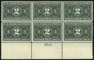 Sale 1014, Lot 2449, Parcel Post Postage Due, Special Handling (Scott JQ1-JQ5, QE1-QE4a)