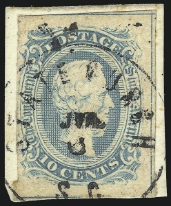 Sale 1014, Lot 2534, Confederate States Stamps