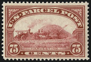 Sale 1017, Lot 1001, Parcel Post thru Special Handling (Q, JQ, QE)