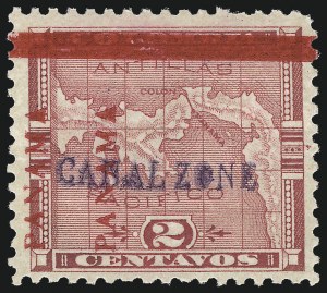 Sale 1017, Lot 1020, United States Possessions, Canal Zone