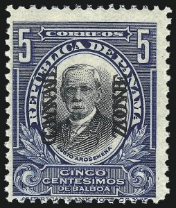 Sale 1017, Lot 1029, United States Possessions, Canal Zone