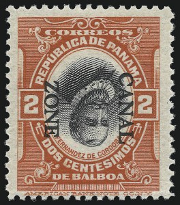 Sale 1017, Lot 1030, United States Possessions, Canal Zone