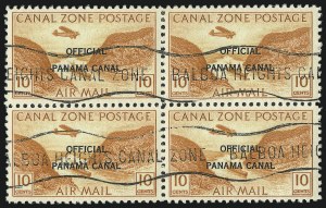 Sale 1017, Lot 1042, United States Possessions, Canal Zone