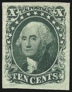 Sale 1017, Lot 105, 5c-12c 1851-56 Issue (Scott 12-17)