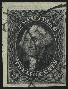Sale 1017, Lot 114, 5c-12c 1851-56 Issue (Scott 12-17)