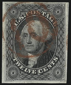Sale 1017, Lot 117, 5c-12c 1851-56 Issue (Scott 12-17)