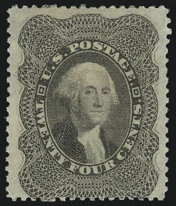 Sale 1017, Lot 134, 1c, 5c-24c 1857-60 Issue (Scott 20-37)