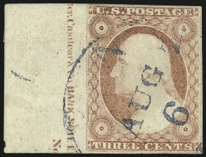 Sale 1017, Lot 274, 3c 1851-56, Dull Red, Imprint Copies (Scott 11-11A)