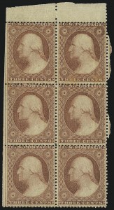 Sale 1017, Lot 497, 3c 1857-60 (Scott 25-26A)