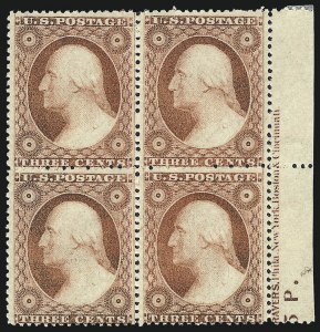 Sale 1017, Lot 498, 3c 1857-60 (Scott 25-26A)
