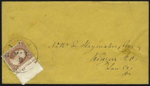 Sale 1017, Lot 499, 3c 1857-60 (Scott 25-26A)