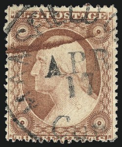Sale 1017, Lot 500, 3c 1857-60 (Scott 25-26A)