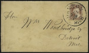 Sale 1017, Lot 503, 3c 1857-60 (Scott 25-26A)