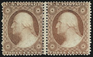 Sale 1017, Lot 505, 3c 1857-60 (Scott 25-26A)