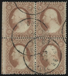 Sale 1017, Lot 507, 3c 1857-60 (Scott 25-26A)