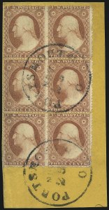 Sale 1017, Lot 508, 3c 1857-60 (Scott 25-26A)