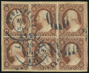 Sale 1017, Lot 509, 3c 1857-60 (Scott 25-26A)