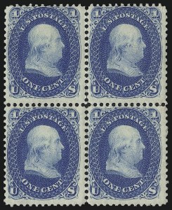 Sale 1017, Lot 519, 1861-68 Issue (Scott 56-96)