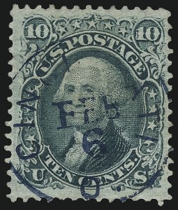 Sale 1017, Lot 535, 1861-68 Issue (Scott 56-96)
