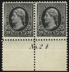 Sale 1017, Lot 608, 1890-93 Issue (Scott 219-229)