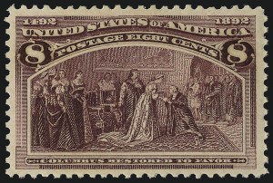 Sale 1017, Lot 613, 1893 Columbian Issue (Scott 230-245)