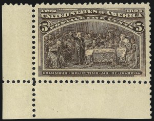 Sale 1017, Lot 617, 1893 Columbian Issue (Scott 230-245)