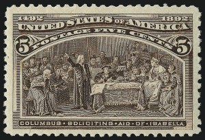 Sale 1017, Lot 618, 1893 Columbian Issue (Scott 230-245)