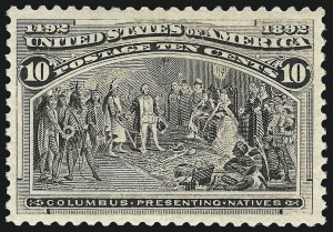 Sale 1017, Lot 621, 1893 Columbian Issue (Scott 230-245)