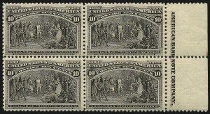 Sale 1017, Lot 623, 1893 Columbian Issue (Scott 230-245)