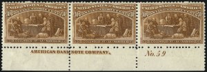 Sale 1017, Lot 626, 1893 Columbian Issue (Scott 230-245)