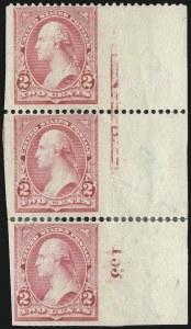 Sale 1017, Lot 645, 1894 Unwatermarked Bureau Issue (Scott 248-263)