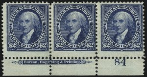 Sale 1017, Lot 665, 1894 Unwatermarked Bureau Issue (Scott 248-263)