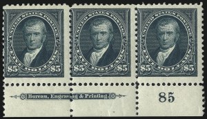 Sale 1017, Lot 666, 1894 Unwatermarked Bureau Issue (Scott 248-263)