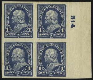 Sale 1017, Lot 668, 1895 Watermarked Bureau Issue (Scott 264-278)
