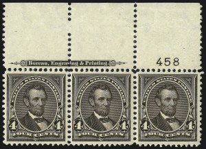Sale 1017, Lot 672, 1895 Watermarked Bureau Issue (Scott 264-278)