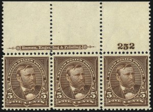 Sale 1017, Lot 674, 1895 Watermarked Bureau Issue (Scott 264-278)