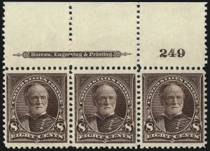 Sale 1017, Lot 678, 1895 Watermarked Bureau Issue (Scott 264-278)