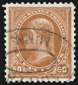 Sale Number 1017, Lot Number 687, 1895 Watermarked Bureau Issue (Scott 264-278)