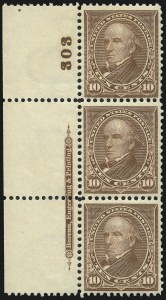 Sale 1017, Lot 703, 1898 Change of Color Bureau Issue (Scott 280-284)