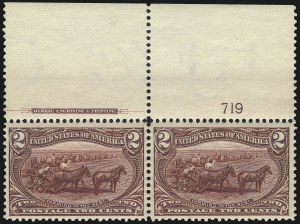 Sale 1017, Lot 719, 1898 Trans-Mississippi Issue (Scott 287-293)